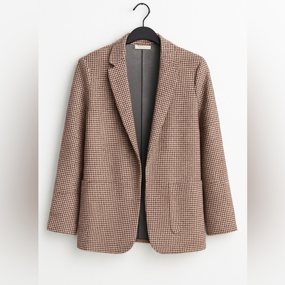 Maurices Houndstooth Blazer – Classic  lavender Check Jacket, Oversized Fit, XXL - Picture 1 of 7